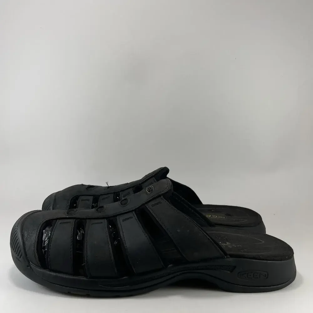 KEEN Daytona Slide Fisherman Sandals Mens Size 10 Black Slip On Outdoor